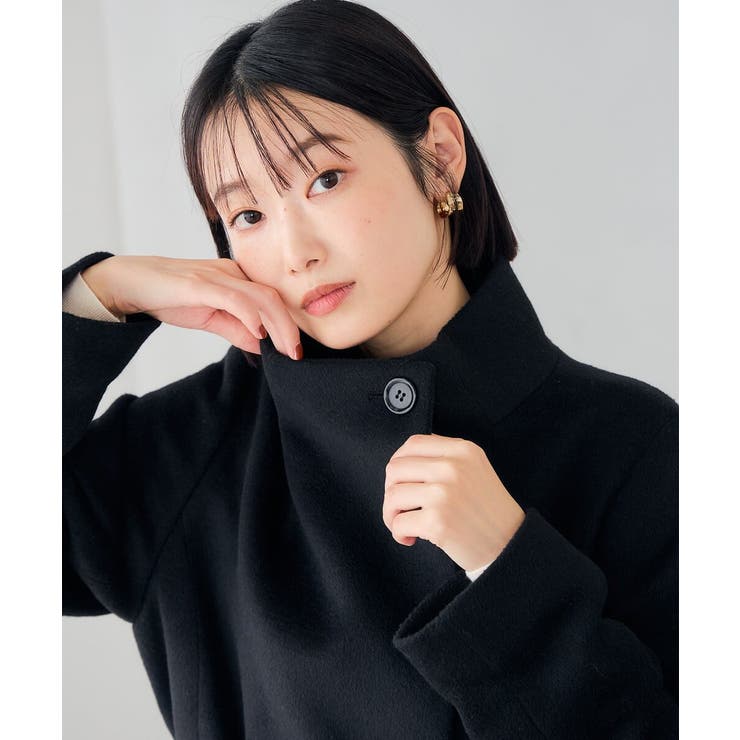 【WEB限定】2WAY 折り返し ラペル ロング コート | a.v.v【WOMEN】 | 詳細画像30 