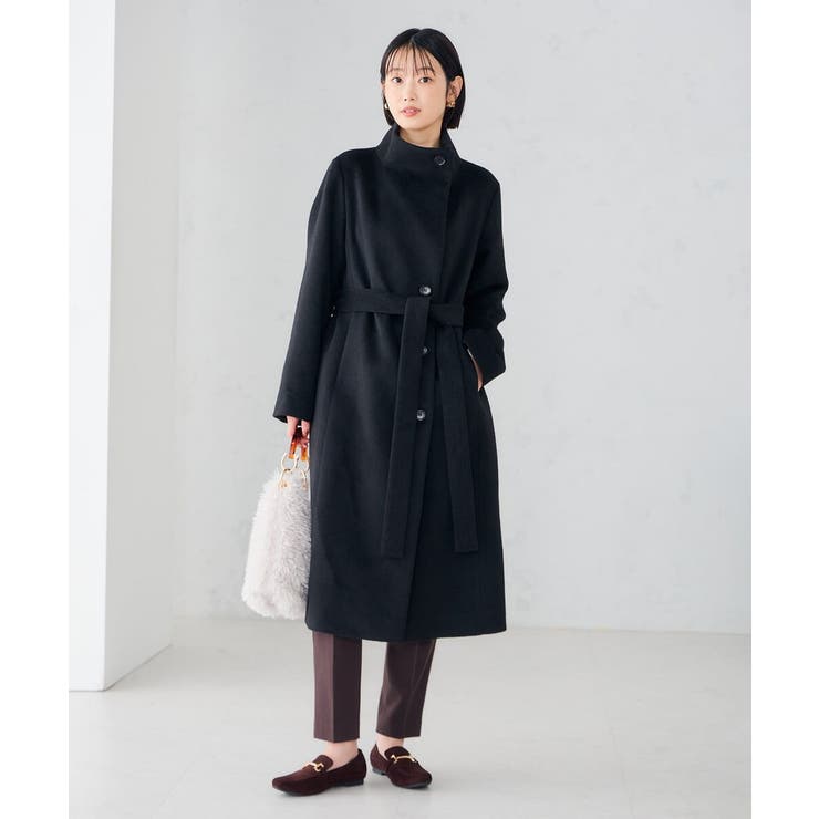 【WEB限定】2WAY 折り返し ラペル ロング コート | a.v.v【WOMEN】 | 詳細画像31 