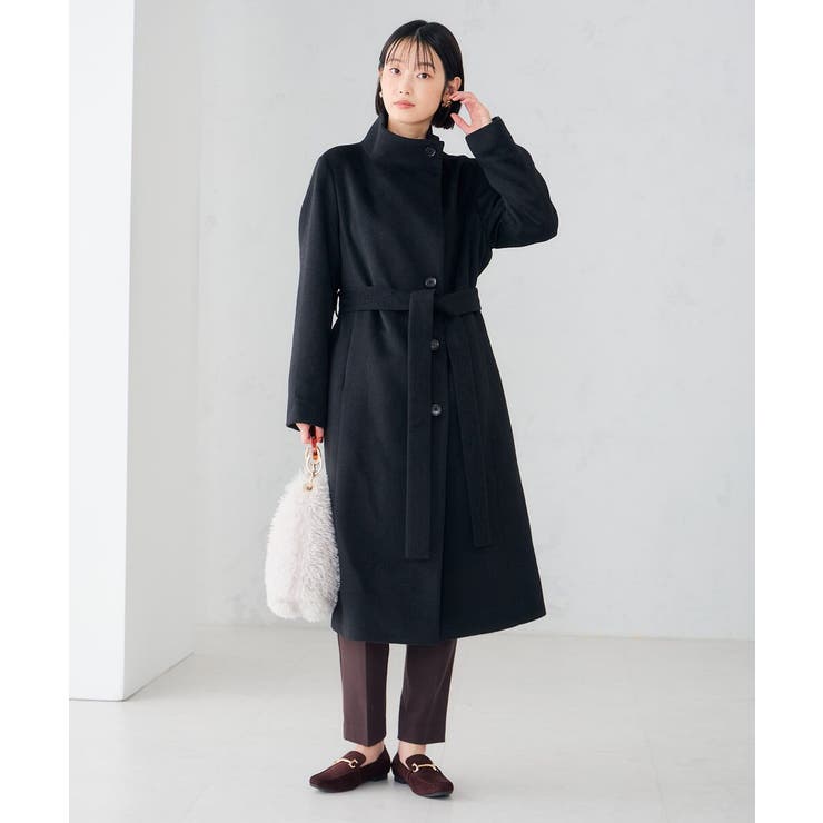 【WEB限定】2WAY 折り返し ラペル ロング コート | a.v.v【WOMEN】 | 詳細画像32 
