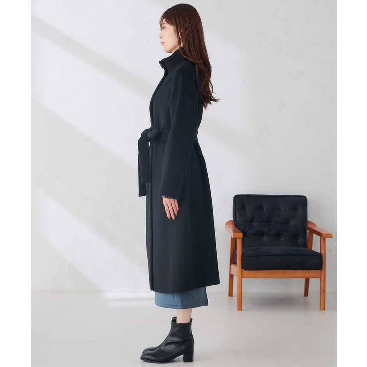 【WEB限定】2WAY 折り返し ラペル ロング コート | a.v.v【WOMEN】 | 詳細画像35 