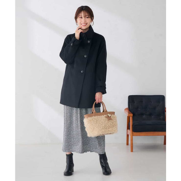 【WEB限定】スタンドカラー ミディ コート | a.v.v【WOMEN】 | 詳細画像17 
