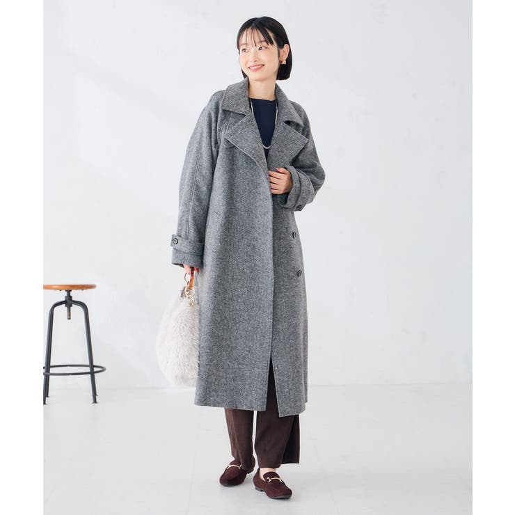 【WEB限定】2WAY テーラード  ロングコート | a.v.v【WOMEN】 | 詳細画像29 