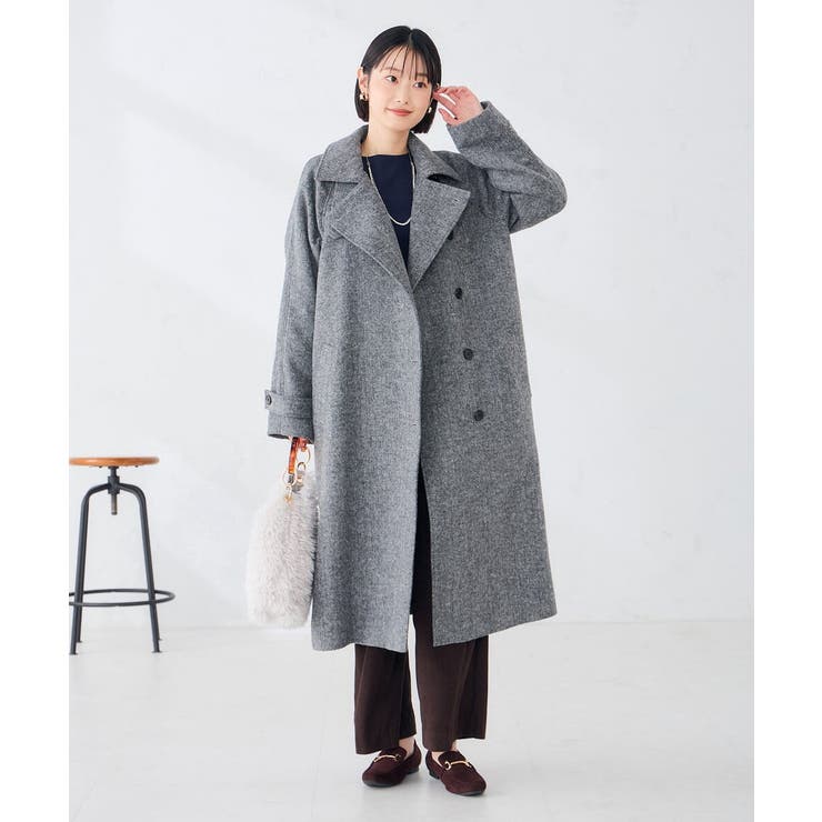 【WEB限定】2WAY テーラード  ロングコート | a.v.v【WOMEN】 | 詳細画像30 