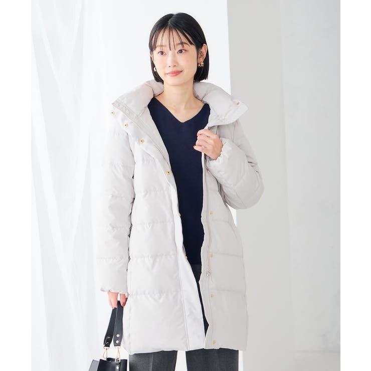 【WEB限定】フーテッド ロング ダウン コート | a.v.v【WOMEN】 | 詳細画像1 