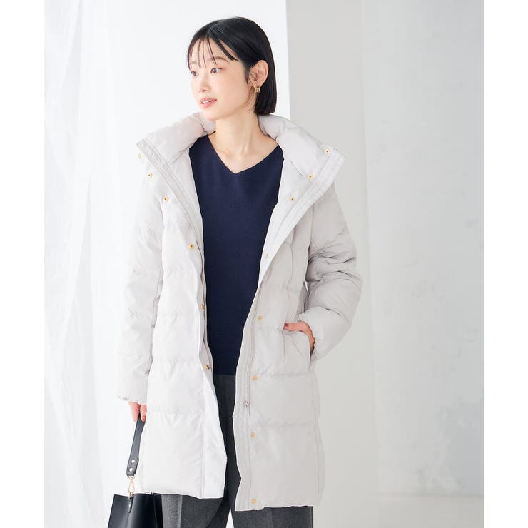 【WEB限定】フーテッド ロング ダウン コート | a.v.v【WOMEN】 | 詳細画像13 