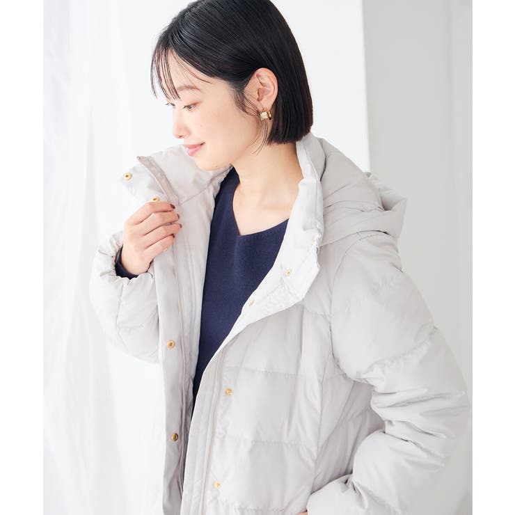 【WEB限定】フーテッド ロング ダウン コート | a.v.v【WOMEN】 | 詳細画像16 