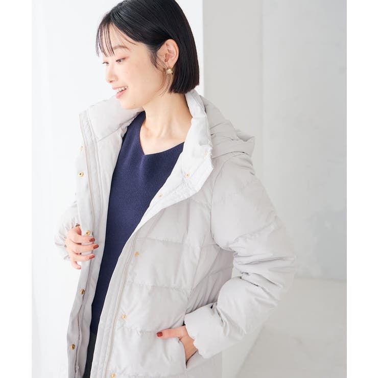 【WEB限定】フーテッド ロング ダウン コート | a.v.v【WOMEN】 | 詳細画像18 