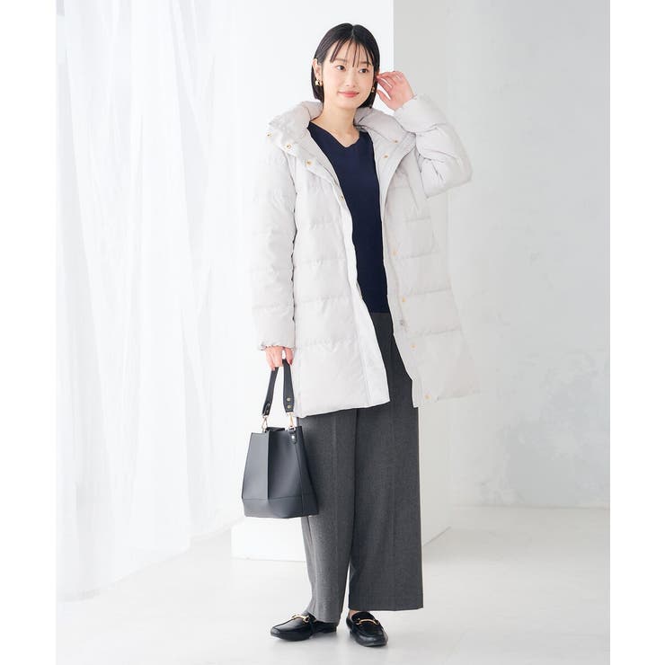 【WEB限定】フーテッド ロング ダウン コート | a.v.v【WOMEN】 | 詳細画像22 