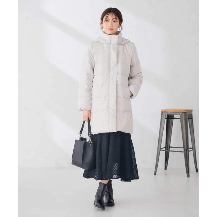 【WEB限定】フーテッド ロング ダウン コート | a.v.v【WOMEN】 | 詳細画像9 