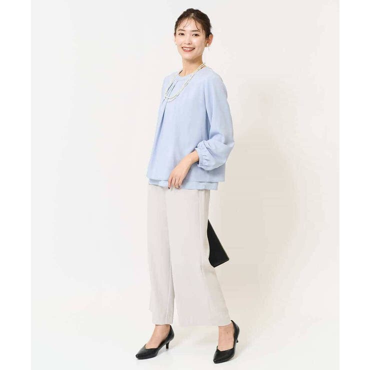 【マルチウェイ】ボウタイメタルチャームブラウス | a.v.v【WOMEN】 | 詳細画像10 