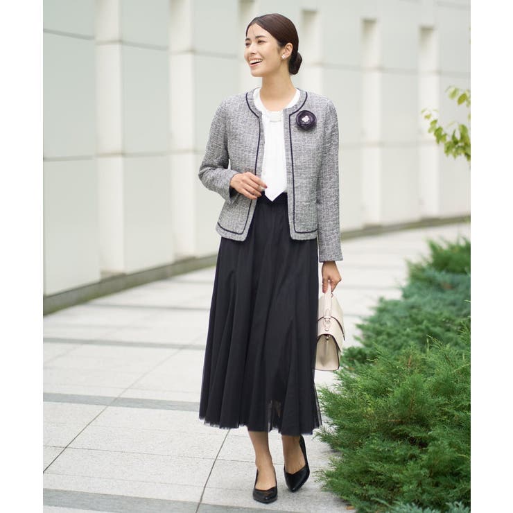 【マルチウェイ】ボウタイメタルチャームブラウス | a.v.v【WOMEN】 | 詳細画像28 