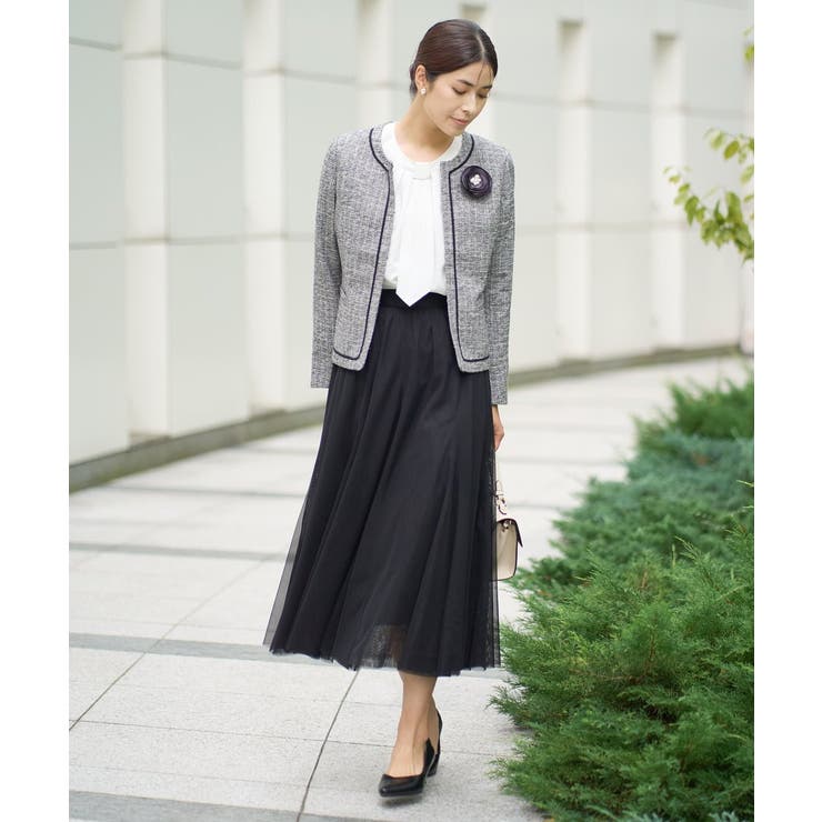 【マルチウェイ】ボウタイメタルチャームブラウス | a.v.v【WOMEN】 | 詳細画像29 