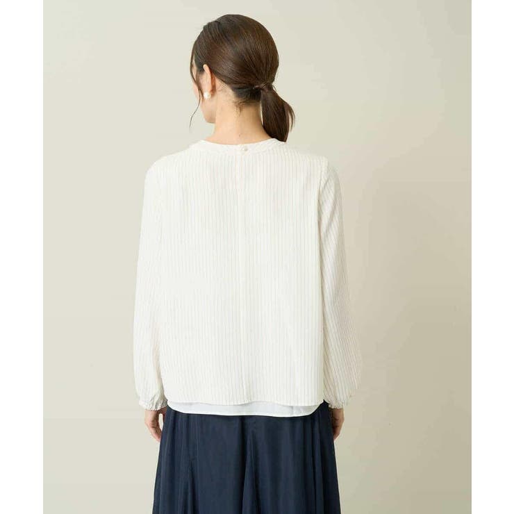 【マルチウェイ】ボウタイメタルチャームブラウス | a.v.v【WOMEN】 | 詳細画像34 