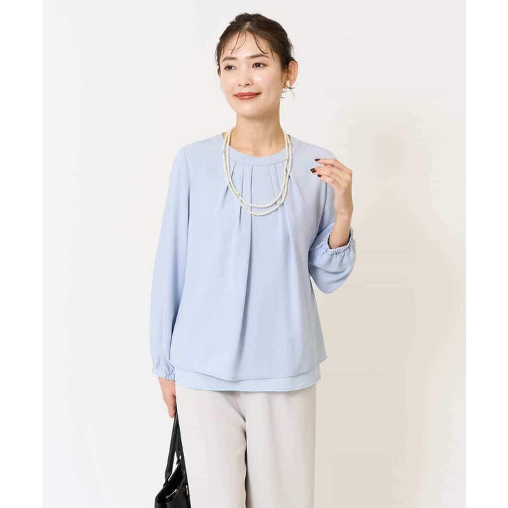 【マルチウェイ】ボウタイメタルチャームブラウス | a.v.v【WOMEN】 | 詳細画像9 