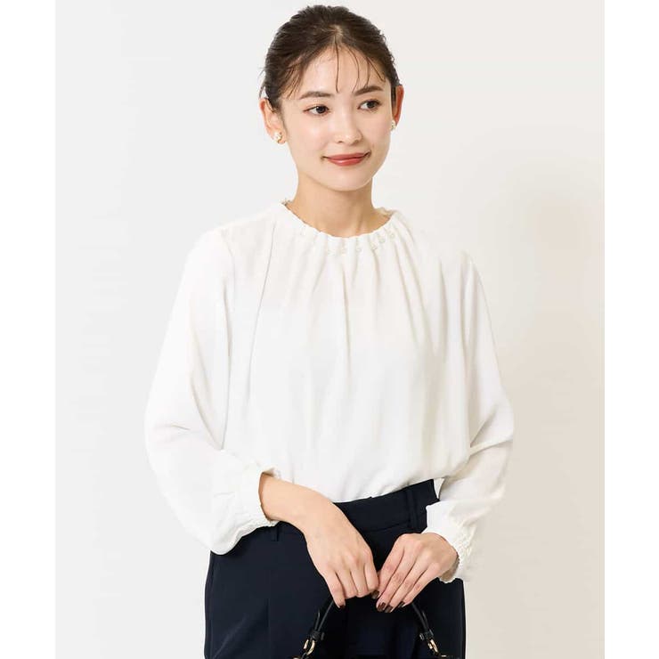 Shirring And Tuck Blouse | Pasand by ne Quittez pas | パサン
