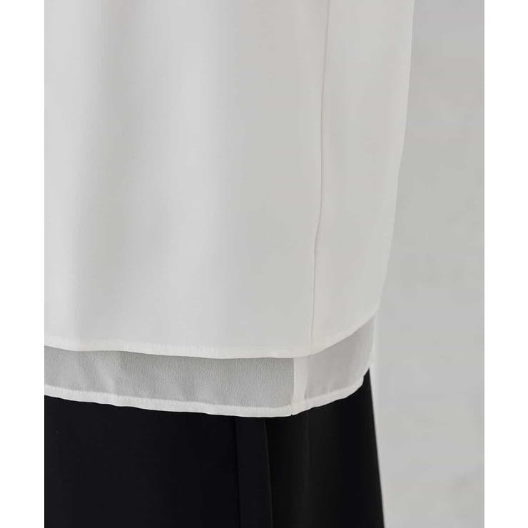 【洗える/ストレッチ】ボウタイメタルチャームブラウス | a.v.v【WOMEN】 | 詳細画像41 