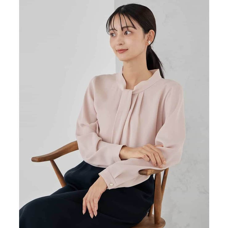 【洗える】ボウタイ風ブラウス | a.v.v【WOMEN】 | 詳細画像11 