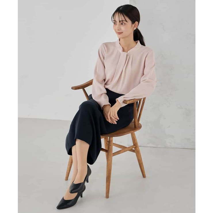 【洗える】ボウタイ風ブラウス | a.v.v【WOMEN】 | 詳細画像13 