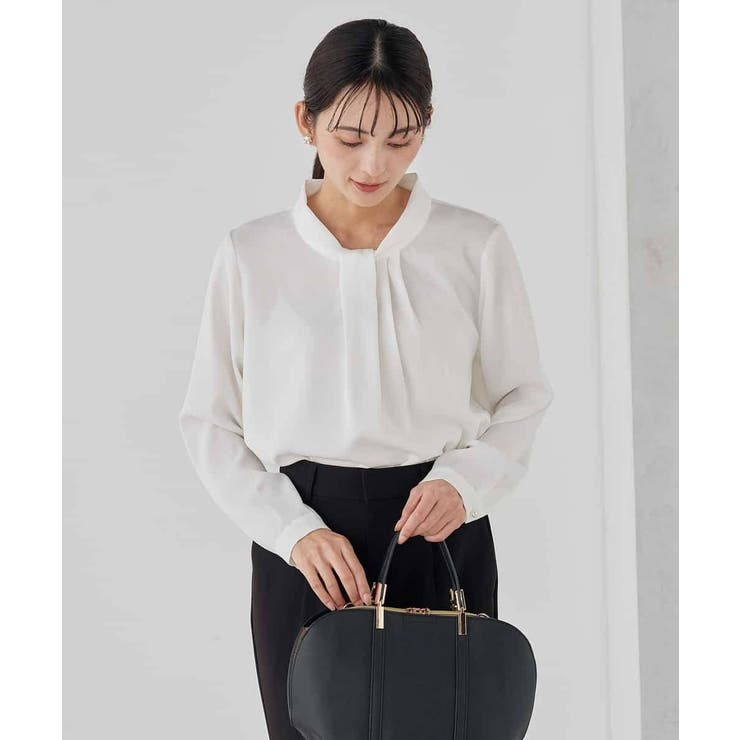 【洗える】ボウタイ風ブラウス | a.v.v【WOMEN】 | 詳細画像28 