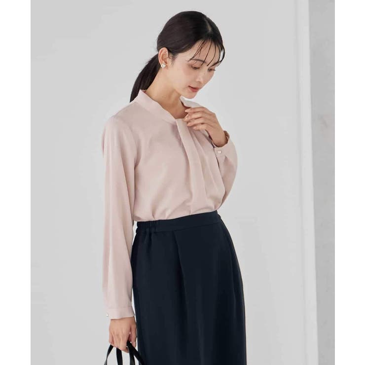 【洗える】ボウタイ風ブラウス | a.v.v【WOMEN】 | 詳細画像3 