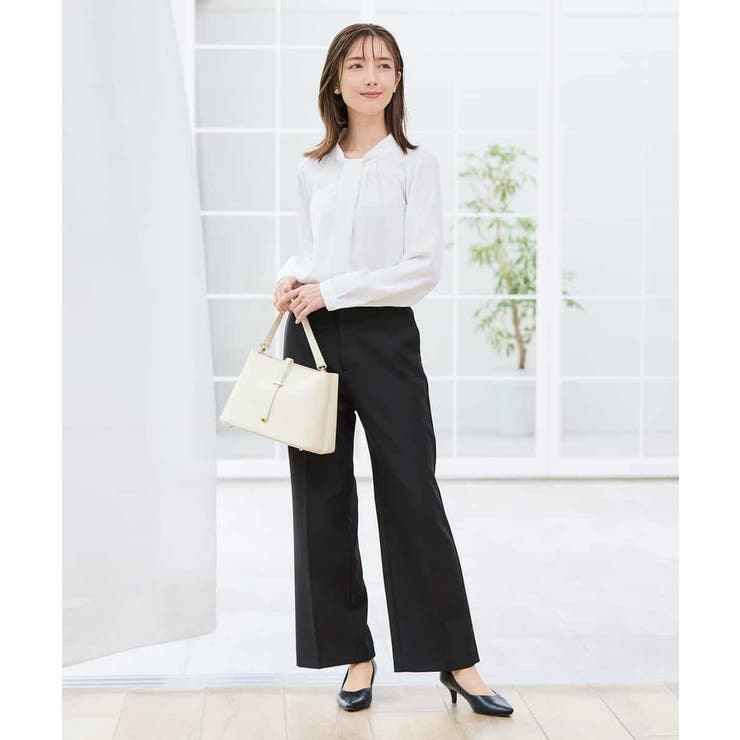 【洗える】ボウタイ風ブラウス | a.v.v【WOMEN】 | 詳細画像38 