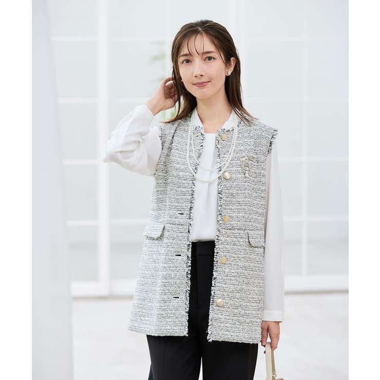 【洗える】ボウタイ風ブラウス | a.v.v【WOMEN】 | 詳細画像41 