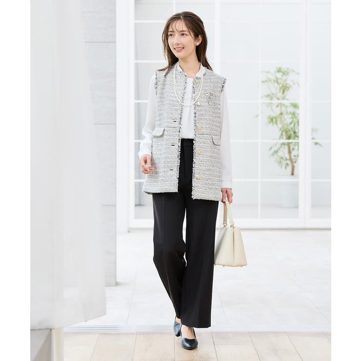 【洗える】ボウタイ風ブラウス | a.v.v【WOMEN】 | 詳細画像43 