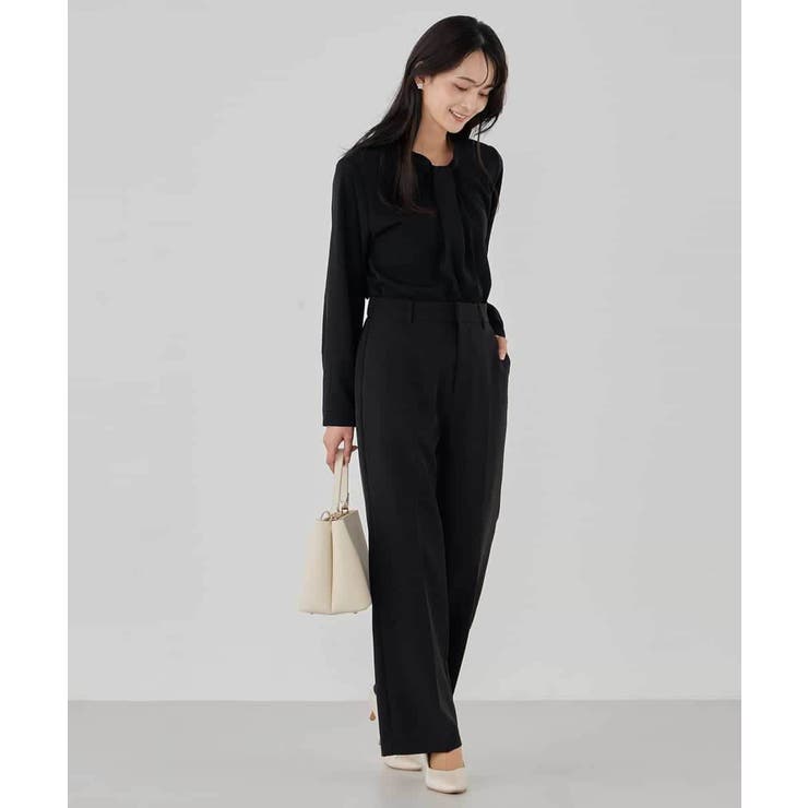 【洗える】ボウタイ風ブラウス | a.v.v【WOMEN】 | 詳細画像49 