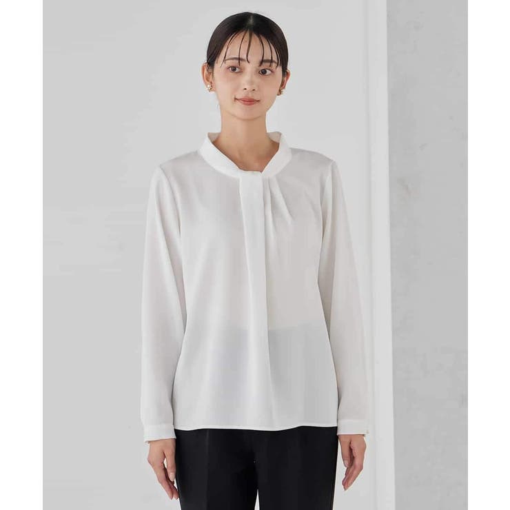 【洗える】ボウタイ風ブラウス | a.v.v【WOMEN】 | 詳細画像50 