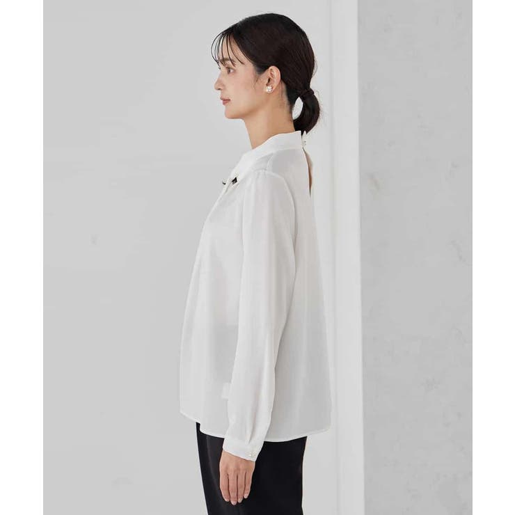 【洗える】ボウタイ風ブラウス | a.v.v【WOMEN】 | 詳細画像51 