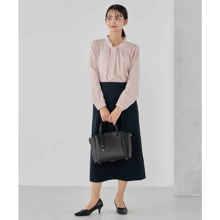 【洗える】ボウタイ風ブラウス | a.v.v【WOMEN】 | 詳細画像8 