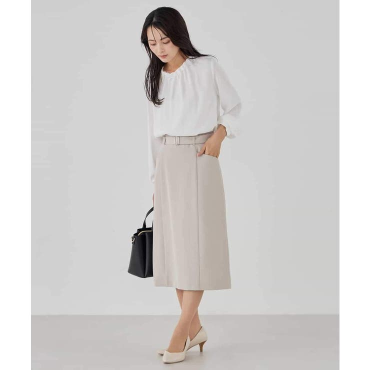 【洗える】タックネックブラウス | a.v.v【WOMEN】 | 詳細画像14 