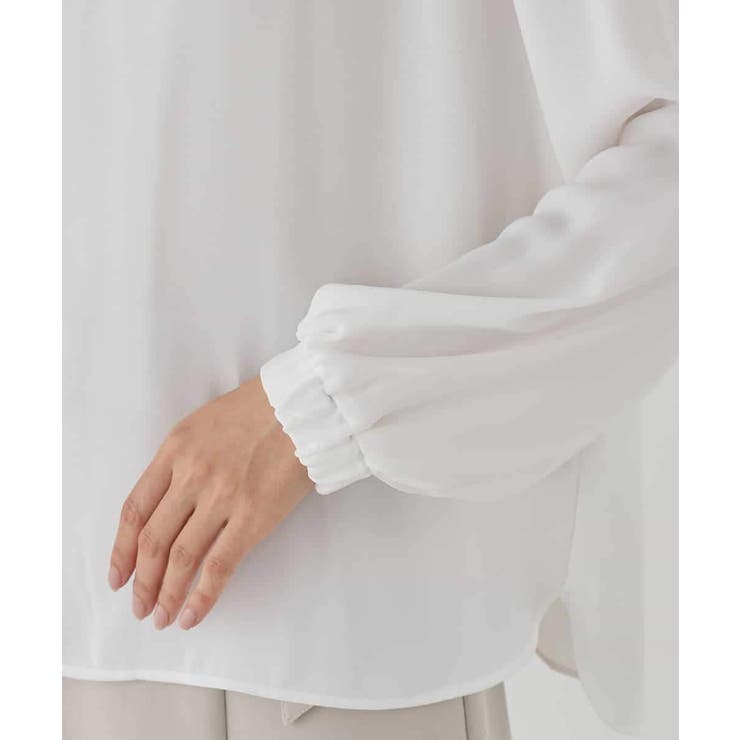 【洗える】タックネックブラウス | a.v.v【WOMEN】 | 詳細画像29 