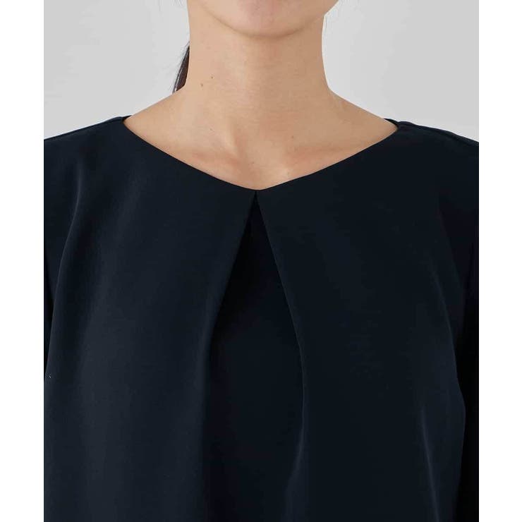 サテンバックフレアブラウス【洗える/速乾/毛玉になりにくい/イージーケア】 | a.v.v【WOMEN】 | 詳細画像32 