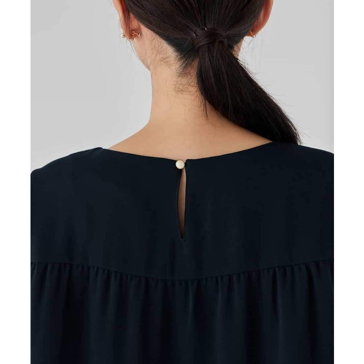 サテンバックフレアブラウス【洗える/速乾/毛玉になりにくい/イージーケア】 | a.v.v【WOMEN】 | 詳細画像33 