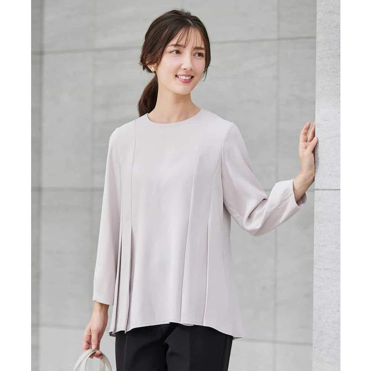 2WAYサテン襟付きペプラムブラウス | a.v.v【WOMEN】 | 詳細画像27 