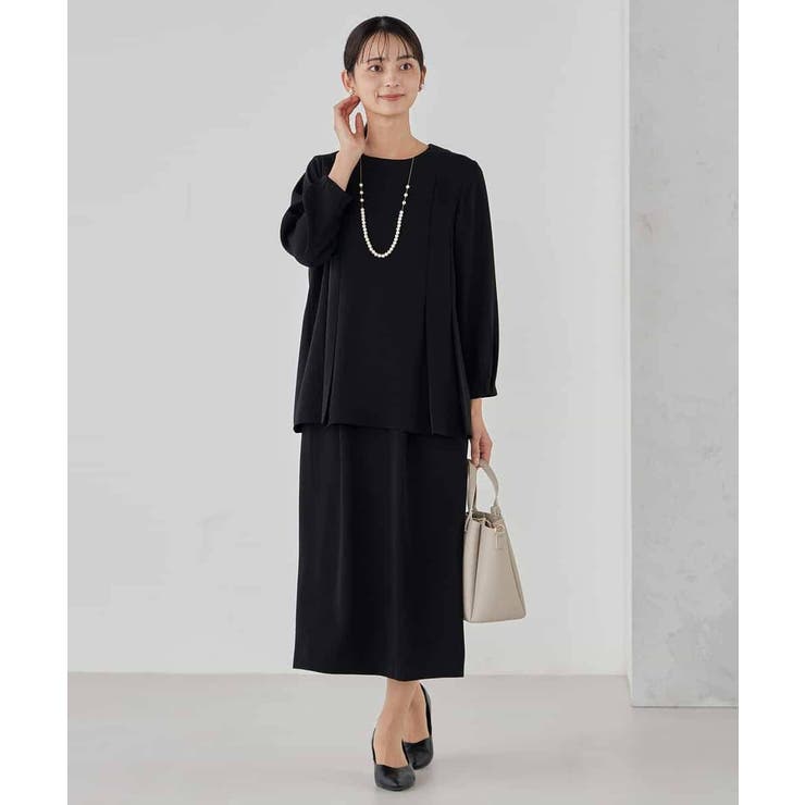 2WAYサテン襟付きペプラムブラウス | a.v.v【WOMEN】 | 詳細画像47 