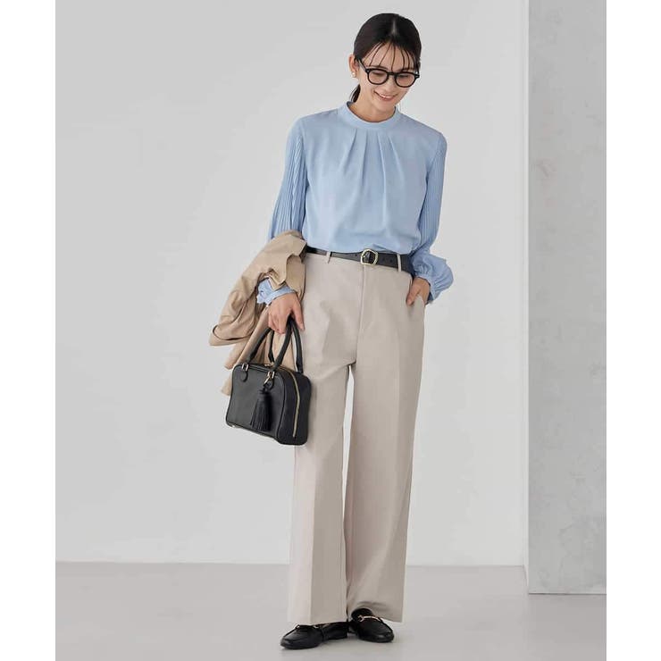 【洗える】2WAY袖プリーツボウタイブラウス | a.v.v【WOMEN】 | 詳細画像16 