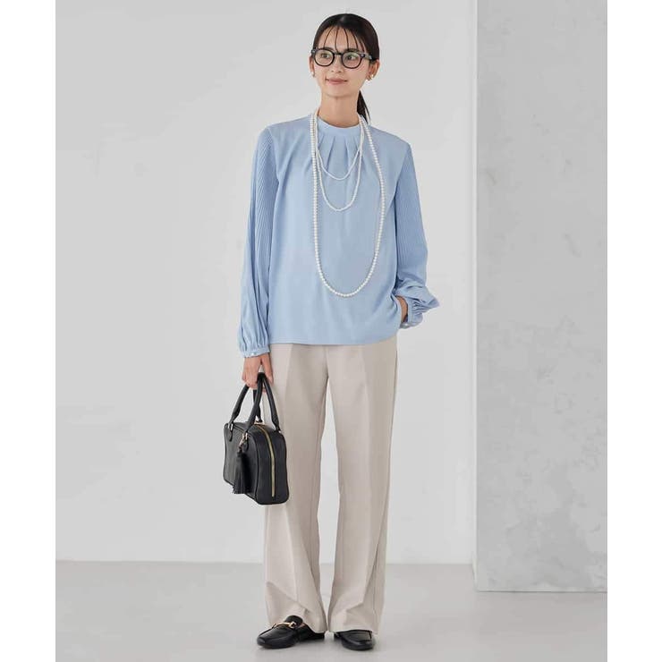 【洗える】2WAY袖プリーツボウタイブラウス | a.v.v【WOMEN】 | 詳細画像18 