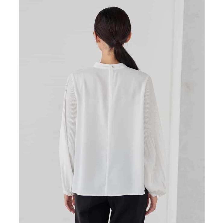 【洗える】2WAY袖プリーツボウタイブラウス | a.v.v【WOMEN】 | 詳細画像36 