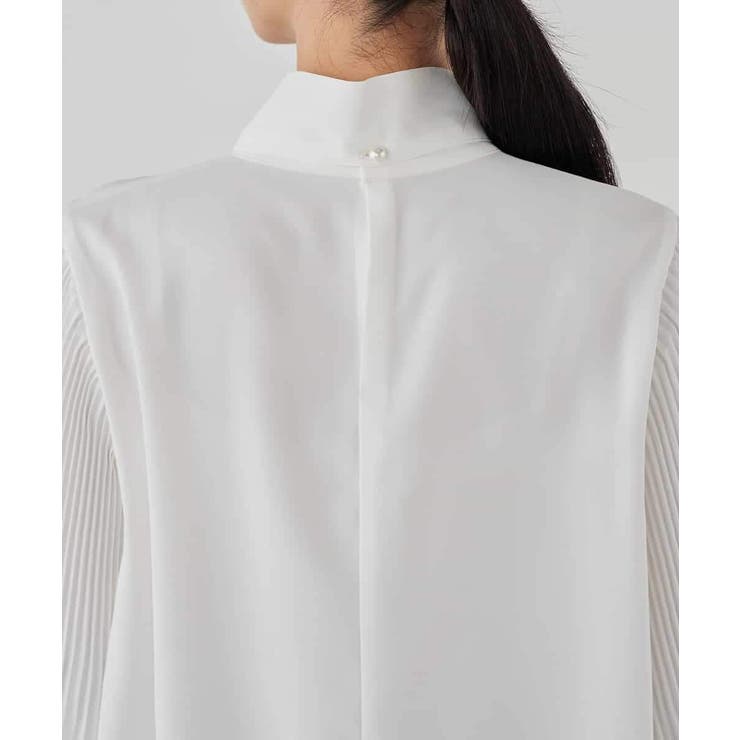 【洗える】2WAY袖プリーツボウタイブラウス | a.v.v【WOMEN】 | 詳細画像40 