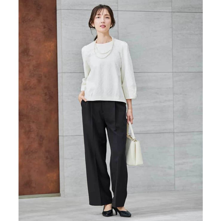 ジャガードコクーンブラウス | a.v.v【WOMEN】 | 詳細画像10 