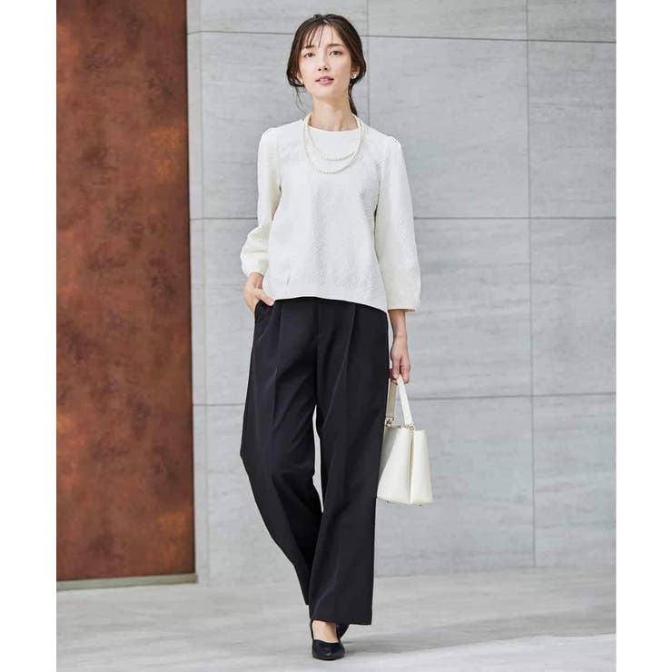 ジャガードコクーンブラウス | a.v.v【WOMEN】 | 詳細画像11 