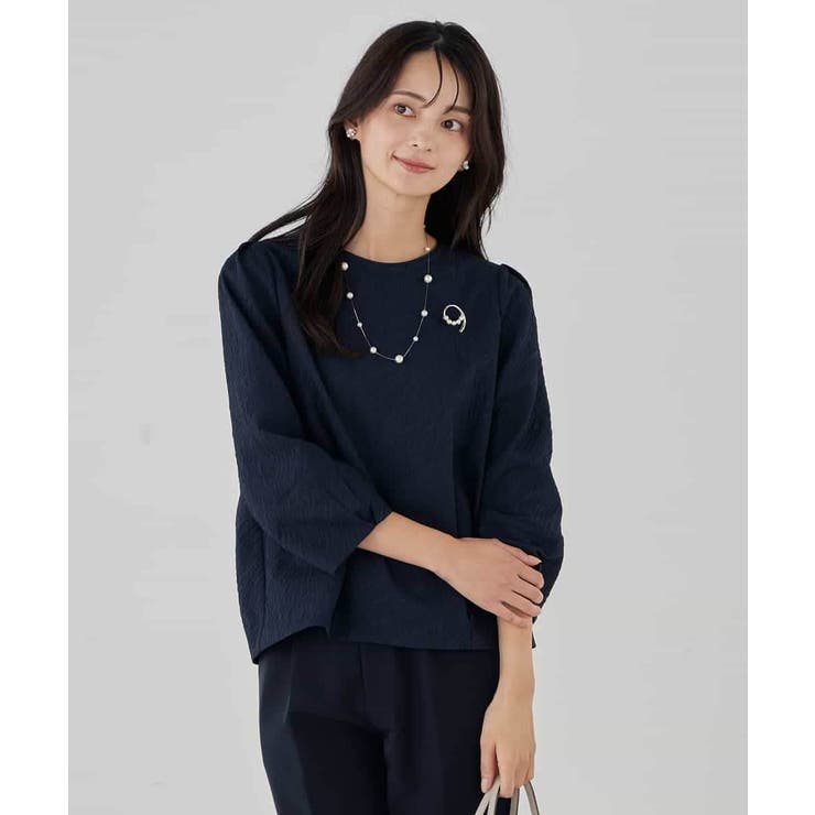 ジャガードコクーンブラウス | a.v.v【WOMEN】 | 詳細画像2 