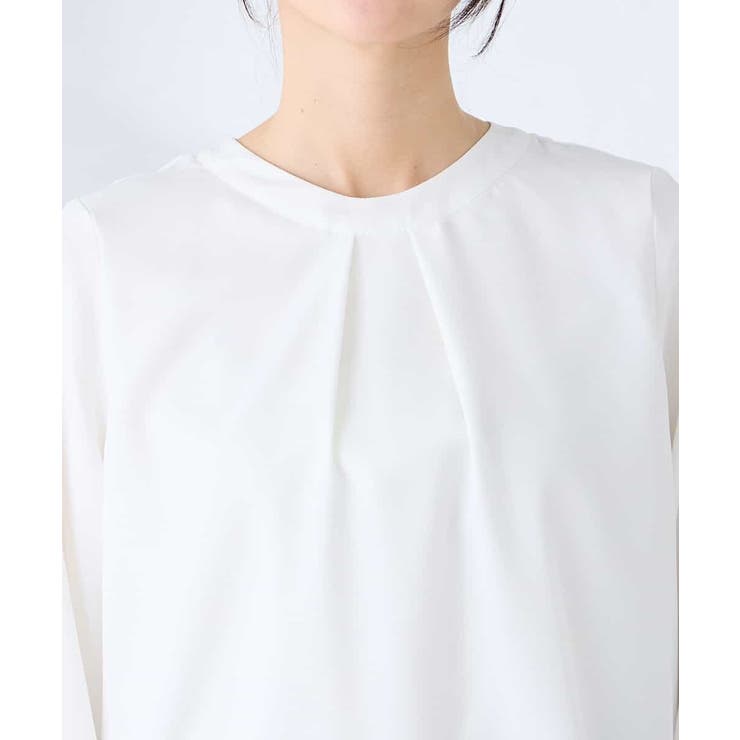 【洗える/ストレッチ】バーチャームボウタイブラウス | a.v.v【WOMEN】 | 詳細画像3 