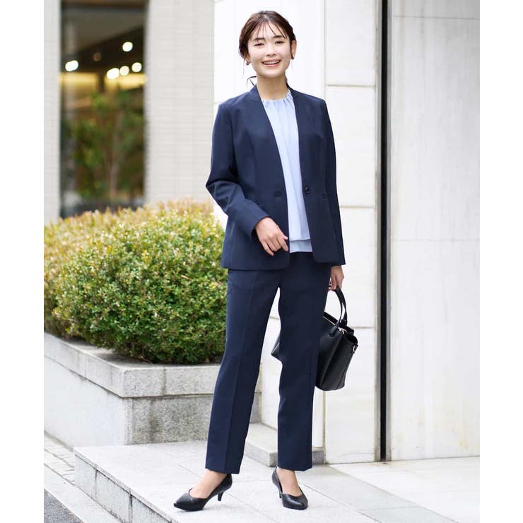 タックネックレイヤードヘムブラウス[品番：ITKW0016332]｜a.v.v