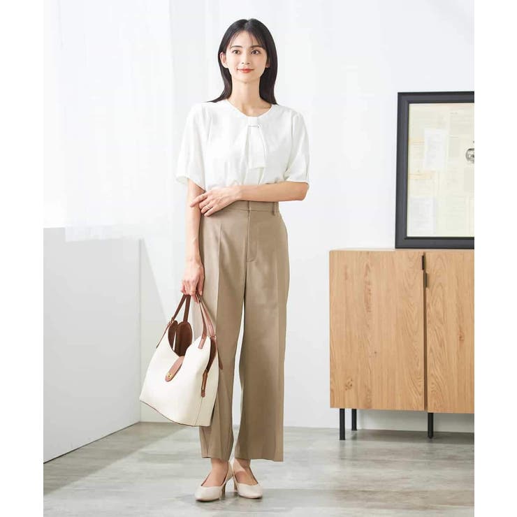 チャーム付きボウタイブラウス | a.v.v【WOMEN】 | 詳細画像28 