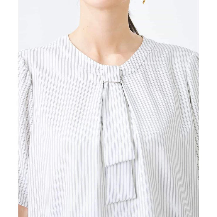 チャーム付きボウタイブラウス | a.v.v【WOMEN】 | 詳細画像34 