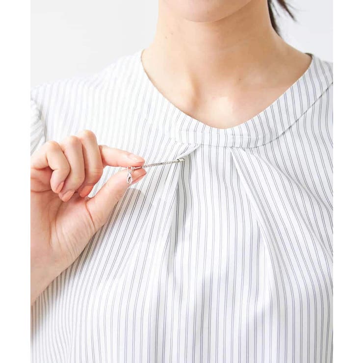 チャーム付きボウタイブラウス | a.v.v【WOMEN】 | 詳細画像41 