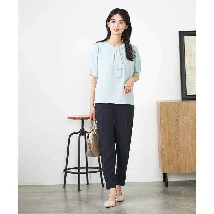 チャーム付きボウタイブラウス | a.v.v【WOMEN】 | 詳細画像5 